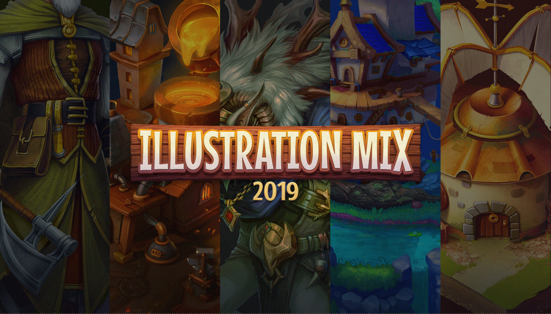 Illustration mix | 2019 on Behance8b9fd892640309.5e50060857596.png