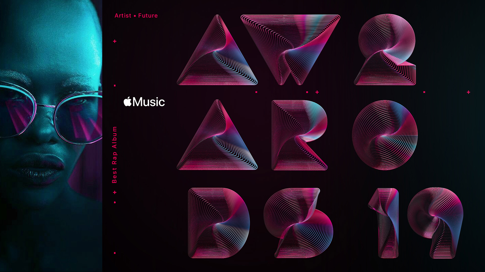 Music Awards | Apple Music on Behance30451c92183413.5e4a0d1c27bbe.jpg