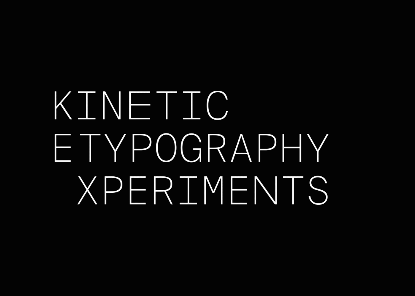 Kinetic Typography Experiments on Behance81820772905057.5c0907428637f.gif
