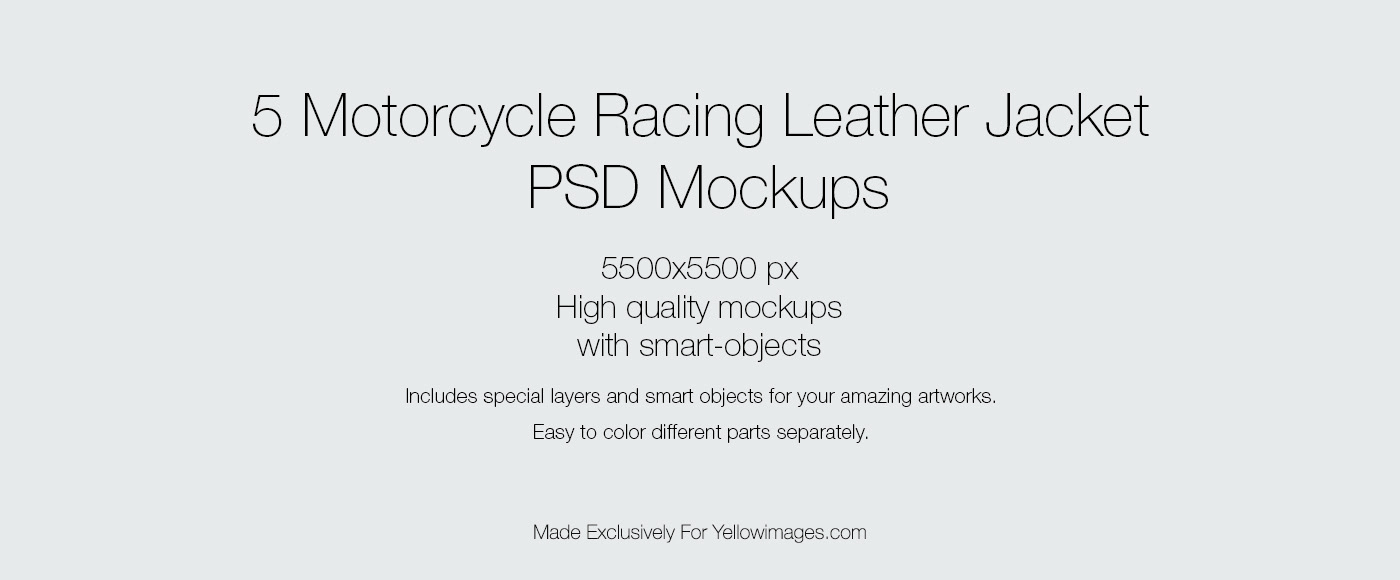 5 Motorcycle Racing Leather Jacket PSD Mockups on Behance4cf23293079687.5e5c019ec4fa8.jpg