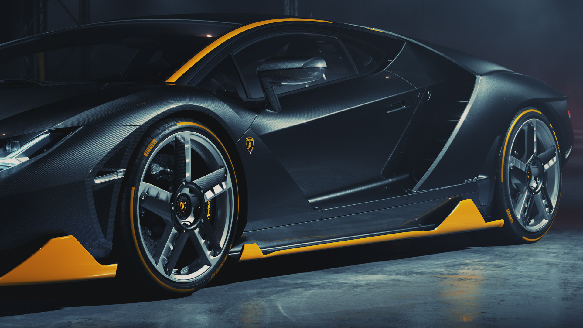 Lamborghini Centenario \u2013 Full CGI on Behance4e0ec491477621.5e32d3fdb96e0.jpg