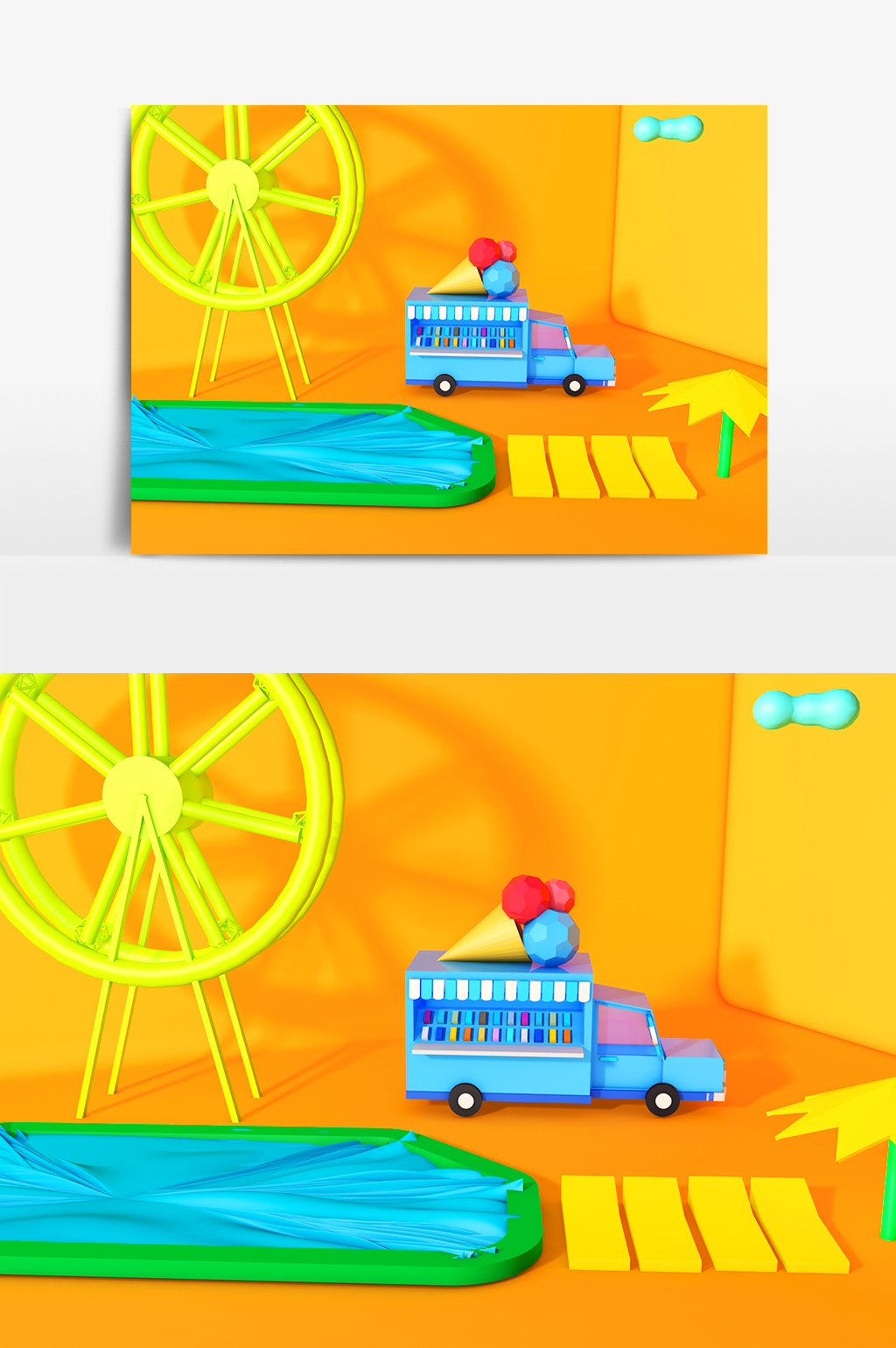 C4D模型创意夏季冰淇淋车促销展台012.jpg