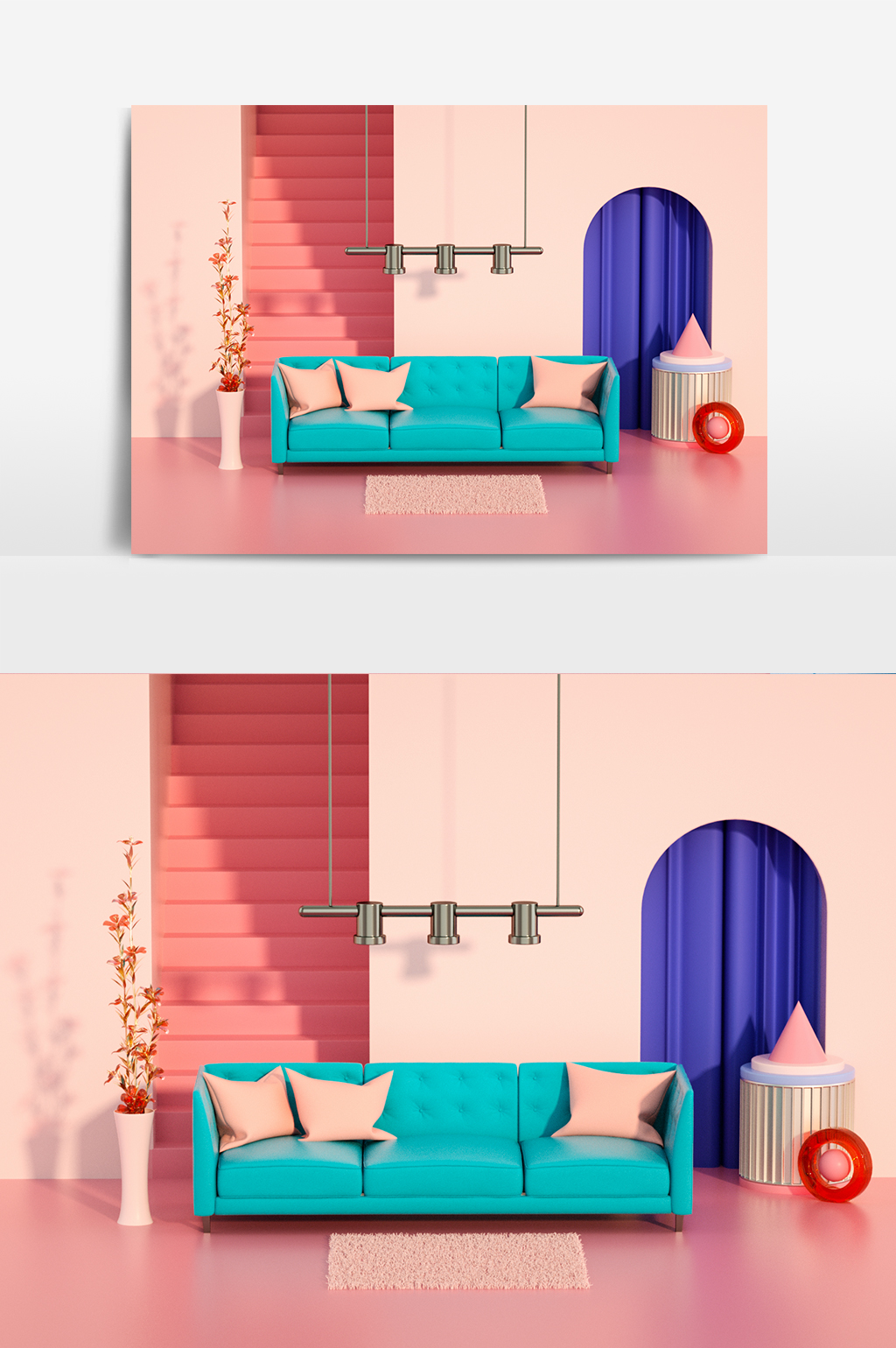 C4D模型简约家居炫彩空间彩色沙发30.jpg