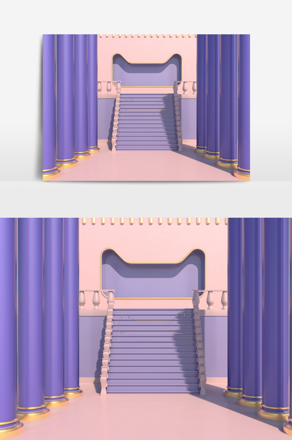 C4D模型紫色阶梯展台电商天猫罗马柱001.jpg