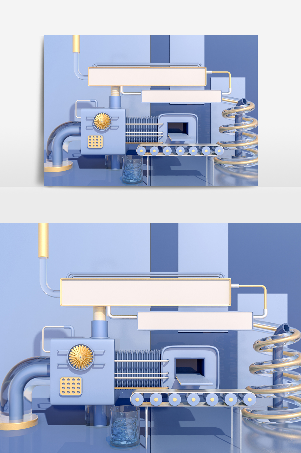   C4D模型创意立体传输机器蓝色工厂038.jpg